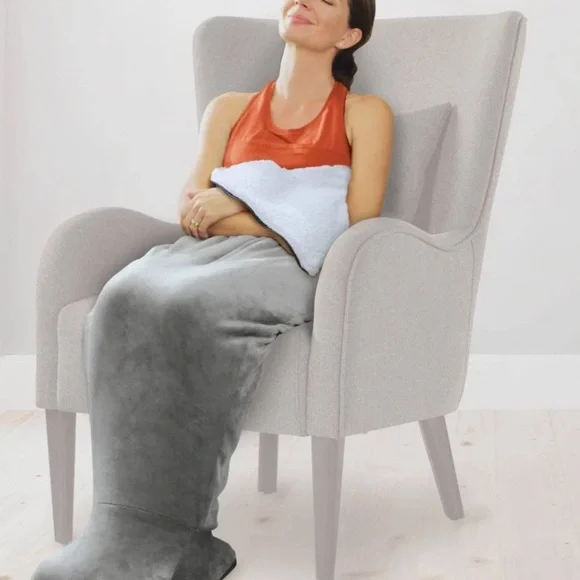 Sharper Image Calming Cozy Classic Massaging Heating Wrap with